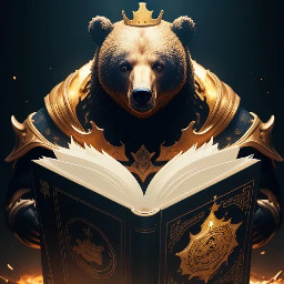 epic fantasy book category cover, dark mystical background with rising golden ashes and glowing embers, three floating ornate books with magical auras, one with broken crown symbol, one with bear silhouette, one with bear in judgment pose, dramatic rim lighting, golden particles floating upward, dark color palette with gold accents, cinematic composition, highly detailed, 8k, masterpiece, fantasy art