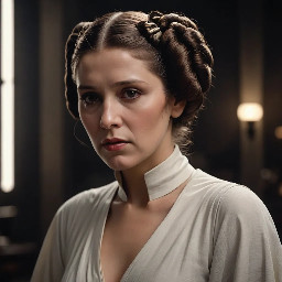 la principessa leia in versione zoccola