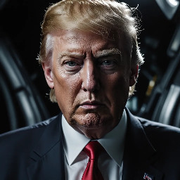 donald trump as an alien